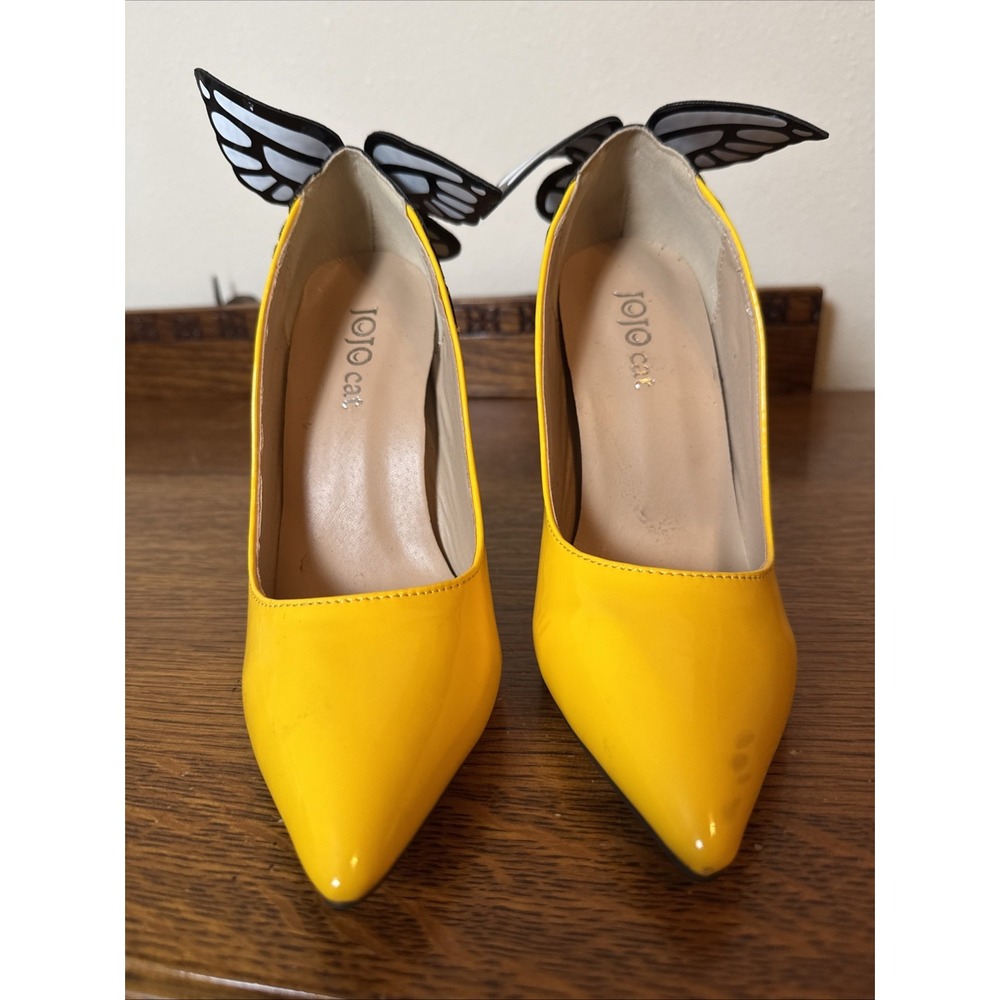JoJo Cat Butterfly Pumps 4" Heels